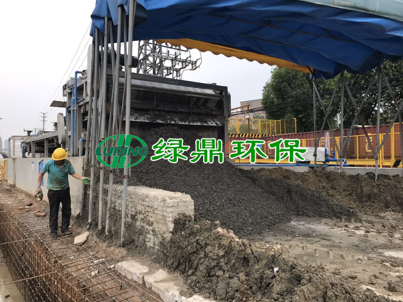 建筑打樁泥漿帶式壓濾機(jī)應(yīng)用案例（中鐵十…